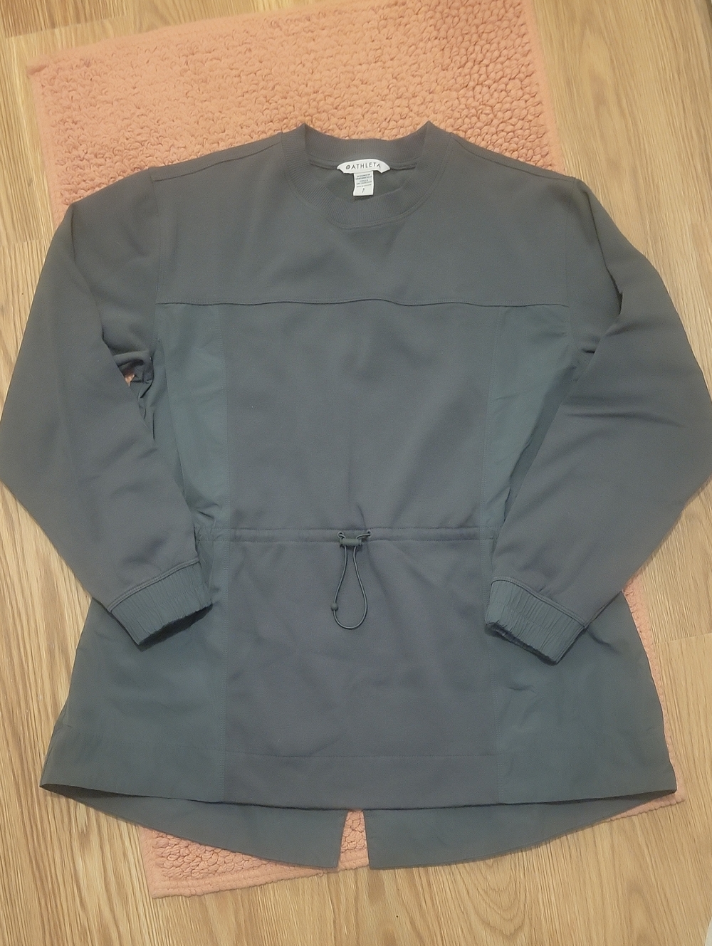 Athleta Crewneck Pull-Through Cinch Waist